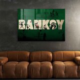 Wallity 2290 - 50 x 70 Multicolor Decorative Tempered Glass Painting