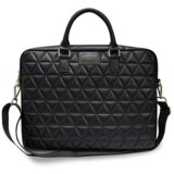  Originalna Guess GUCB15QLBK torba za prenosnike do 15 inch - prešita črna | Shoptok.si