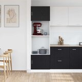 Viseći ormarić Crni hrast 60 x 57 x 207 cm Konstruirano drvo | shoptok.hr