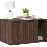 vidaXL Kutija z mačji pijesak boja hrasta 80x50x45cm konstruirano drvo | shoptok.hr