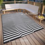 Hanse Home Crno-bijeli unutarnji i vanjski tepih 200x290 cm Viela &amp;ndash; Slike