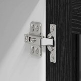 vidaXL Viseča omarica s polico Riga Črna Orehovina 60 x 31 x 40 cm | Shoptok.si