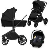 Lionelo dječja kolica Mika Plus 3u1, Black Onyx | shoptok.hr