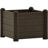  Povišena vrtna gredica PP boja kave 43 x 43 x 35 cm | shoptok.hr