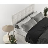 Maison de Rêve Svetlo siva oblazinjena zakonska postelja s prostorom za shranjevanje 140x200 cm Senses – | Shoptok.si