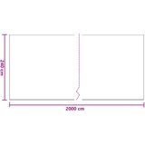  Praškasta plahta s ljepilom 6 pcs *Transparent*an 240 x 2000 cm | shoptok.hr