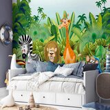 Artgeist Fototapeta Jungle Animals, 450x315cm | Shoptok.si