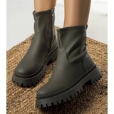 Gemre Green insulated ankle boots Basil | Shoptok.si