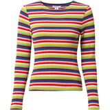 Warehouse Majica svetlo modra / rumena / zelena / ognjeno rdeča | Shoptok.si