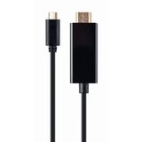  USB kabl adapter Type-C male to HDMI-male 4K 30Hz, 2 m, black, GEMBIRD, A-CM-HDMIM-01 Cijene