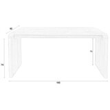 Zuiver Jedilna miza v hrastovem dekorju 80x160 cm Brave – | Shoptok.si