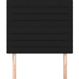  Uzglavlja 2 kom crna 80x5x78/88 cm od tkanine | shoptok.hr