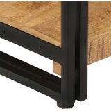 Regal za knjige s 3 razine 77x30x80 cm od drva manga i željeza | shoptok.hr