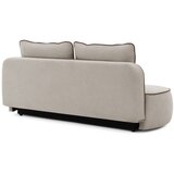 Ropez Smeđa/smeđe-siva baršunasti sklopiva/s prostorom za odlaganje sofa 210 cm Saga – | shoptok.hr