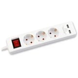 Commel Trostruka prenosiva utičnica s USB A+ C punjačem 16 A Cene