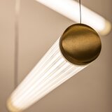 Zuma line 1234 - LED prigušiva luster na sajli COMO LED/64W/230V 2700-6500K zlatna + daljinski upravljač | Eponuda.com