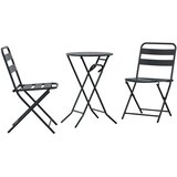 Bistro set za vrt 3 pcs Čelik | shoptok.hr