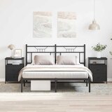  Noćni ormar s ladicama 2 pcs Crni hrast 34 x 35,5 x 50 cm | shoptok.hr