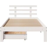 vidaXL Okvir kreveta s ladicama bez madraca bijeli 90x190 cm | shoptok.hr
