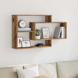  Zidna polica staro drvo 104x20x58,5 cm konstruirano drvo | Eponuda.com