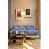 Karup Svetlo modra raztegljiva sedežna garnitura iz rebrastega žameta 140 cm Roots – | Shoptok.si