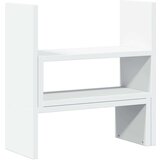 Organizator za stol podesivi bijeli 40 x 17 x 41 cm drveni | shoptok.hr