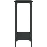  Konzolni stol crni 101 x 30 5 x 75 cm od konstruiranog drva | shoptok.hr