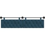  Držeće uzglavlje Zidne Plava 210 x 55 x 7 cm Baršun - Plava 200 cm bez LED | shoptok.hr