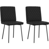 Maison Chic Jedilni stoli - Vzorci stoli 2 kosa črno umetno usnje A271, (22032176) | Shoptok.si