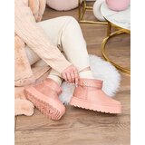 Resti Light brown women's shoes a'la snow boots with ornament Parisela | Shoptok.si