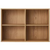 Hammel Furniture Stenski regal v hrastovem dekorju v naravni barvi 89x61 cm Mistral – Cene