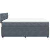  Krevet s oprugama i madracem tamnosivi 140x190 cm baršunasti | shoptok.hr