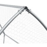  Kavez za kokoši srebrni 400 x 105 x 182 cm od pocinčanog čelika | shoptok.hr