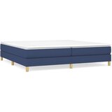 Maison Chic Posteljni okvir - Dvoposteljna postelja - Zakonska postelja brez vzmetnice moder 200x200 cm blago-J4042, (21774423) | Shoptok.si