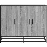 vidaXL Komoda Siva Sonoma 94x35x76 cm Konstruirano drvo | shoptok.hr