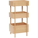 Stranska mizica iz masivnega hrasta 34x43 cm Stack –