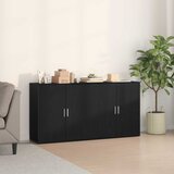  Kreveta 2 pcs Crni hrast 79 x 38 x 80 cm Konstruirano drvo | shoptok.hr