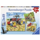 Ravensburger puzzle - Mašine - 3x49 delova | ePonuda.com