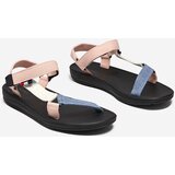 Resti Women's fabric sandals in pink Ojo Cene