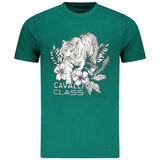 Cavalli Class Muška Majica Kratkih Rukava Zelena | shoptok.hr