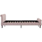  Posteljni okvir roza žamet 120x200 cm | Shoptok.si