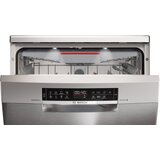 Bosch SMS6ZCI16E, Serie 6, stojni stroj, pomivalni 60 cm, nerjavno jeklo, Home Connect, Zeolit | Shoptok.si