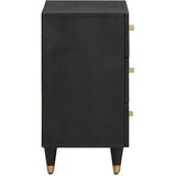  Noćni ormar s ladicama Crna 50 x 33 x 62 cm Čvrsto drvo manga | Eponuda.com