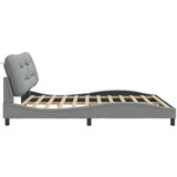  Okvir kreveta s LED-om bez madraca Hvar 200 x 200 cm od tkanine | shoptok.hr