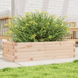 vidaXL Vrtno cvetlično korito 90x40x23 cm trdna borovina | Shoptok.si