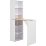  Barski stol s ormarićem bijeli 115 x 59 x 200 cm | shoptok.hr