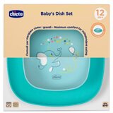 Chicco Set tanjura za jelo, 12m+, Plavi Cijene