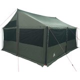  Obiteljski šator s krovom Vojska zelena 600 x 400 x 268 cm | shoptok.hr
