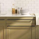  Ručke za ormarić 5 kom crne 480 mm od nehrđajućeg čelika | shoptok.hr