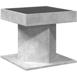  Stolić za kavu LED siva boja betona 50x50x45 cm drveni | Eponuda.com